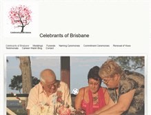 Tablet Screenshot of celebrantsofbrisbane.com.au